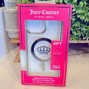 🩷🍒Juicy couture protective phone case -iPhone 13 pro max